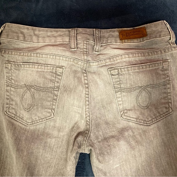 *EUC Lucky Brand Straight Leg Jeans Size 8/29 Zipper Ankles* - Picture 3 of 7
